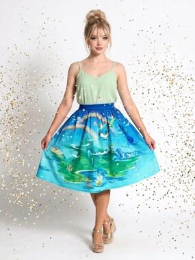 Loungerly Stitch Shoppe Peter Pan Neverland Sandy Skirt (Size XL)
